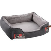 Flamingo Basket Carlota Rectangle Light grey