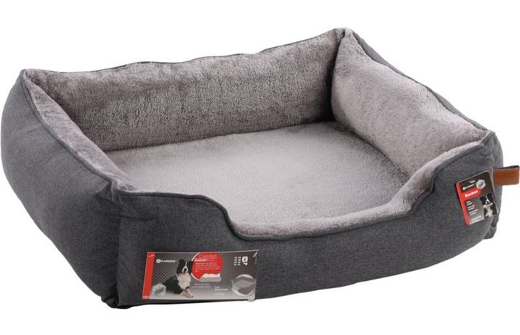 Flamingo Basket Carlota Rectangle Light grey