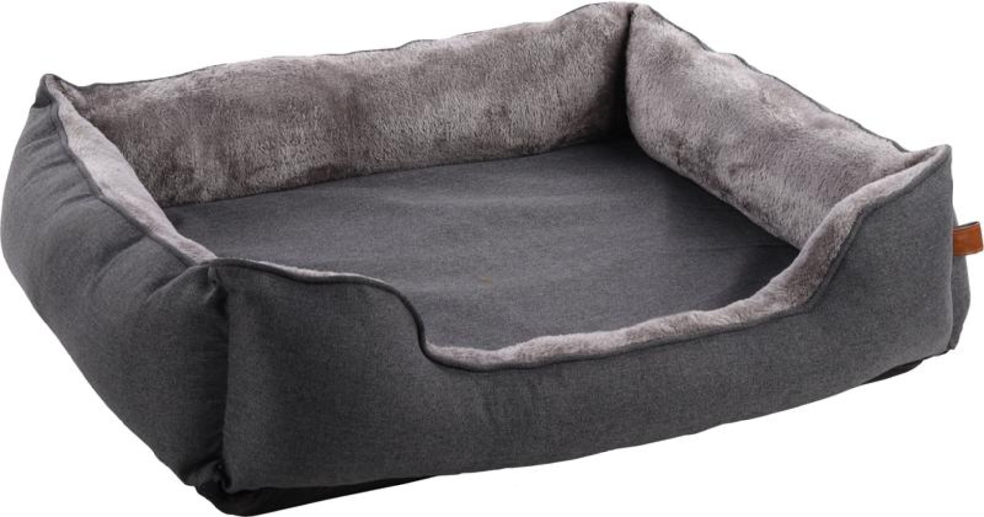 Flamingo Basket Carlota Rectangle Light grey