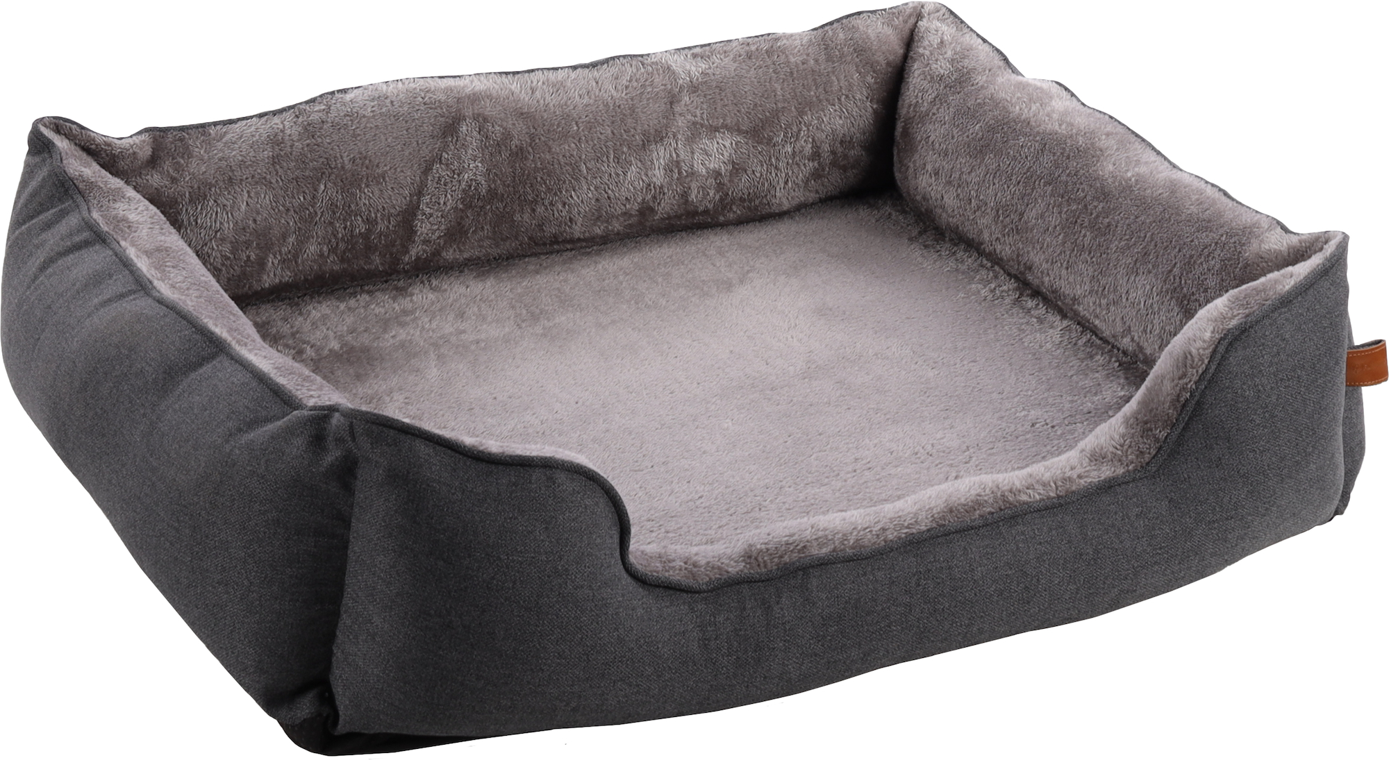 Flamingo Basket Carlota Rectangle Light grey