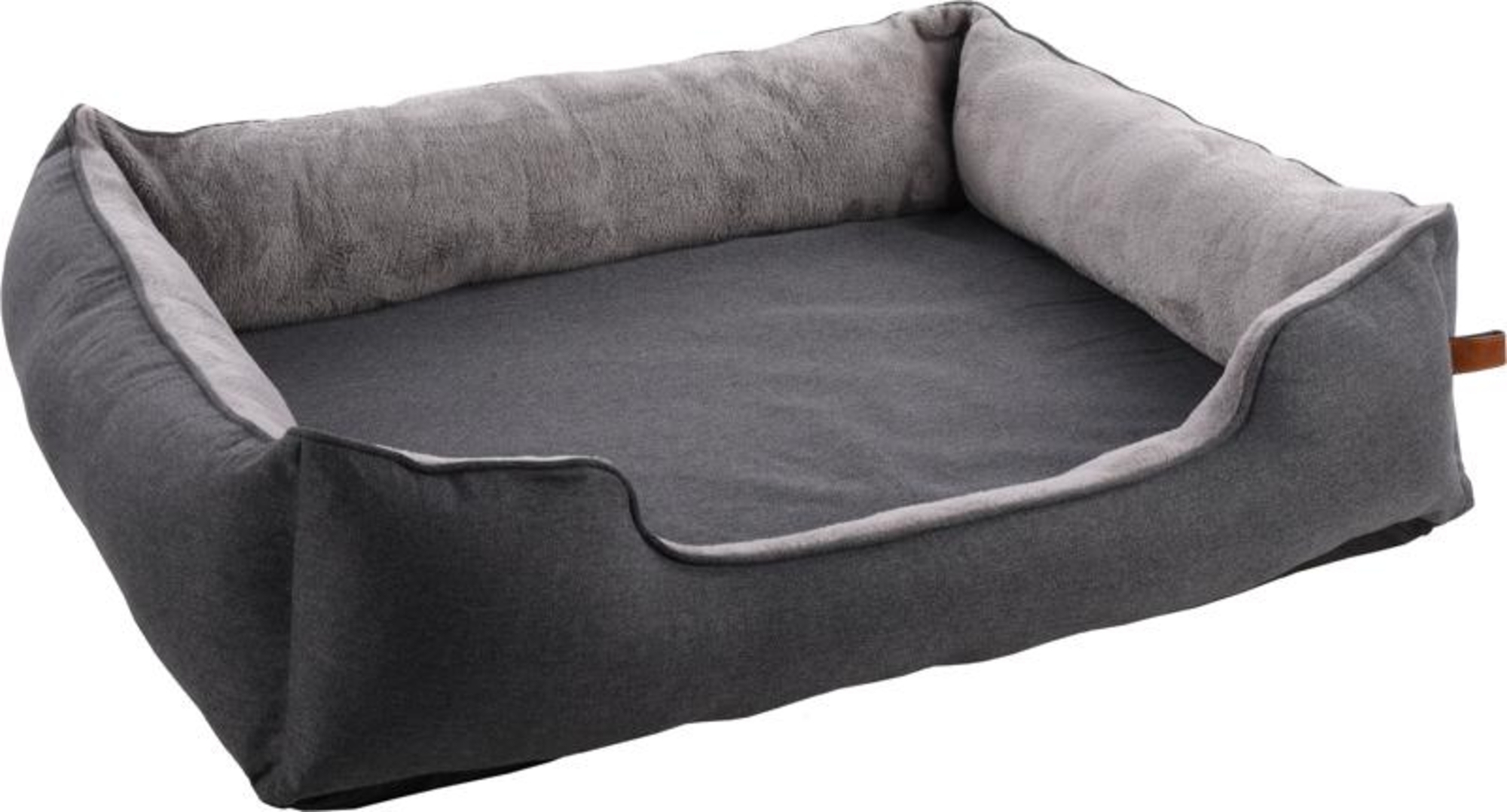 Flamingo Basket Carlota Rectangle Light grey