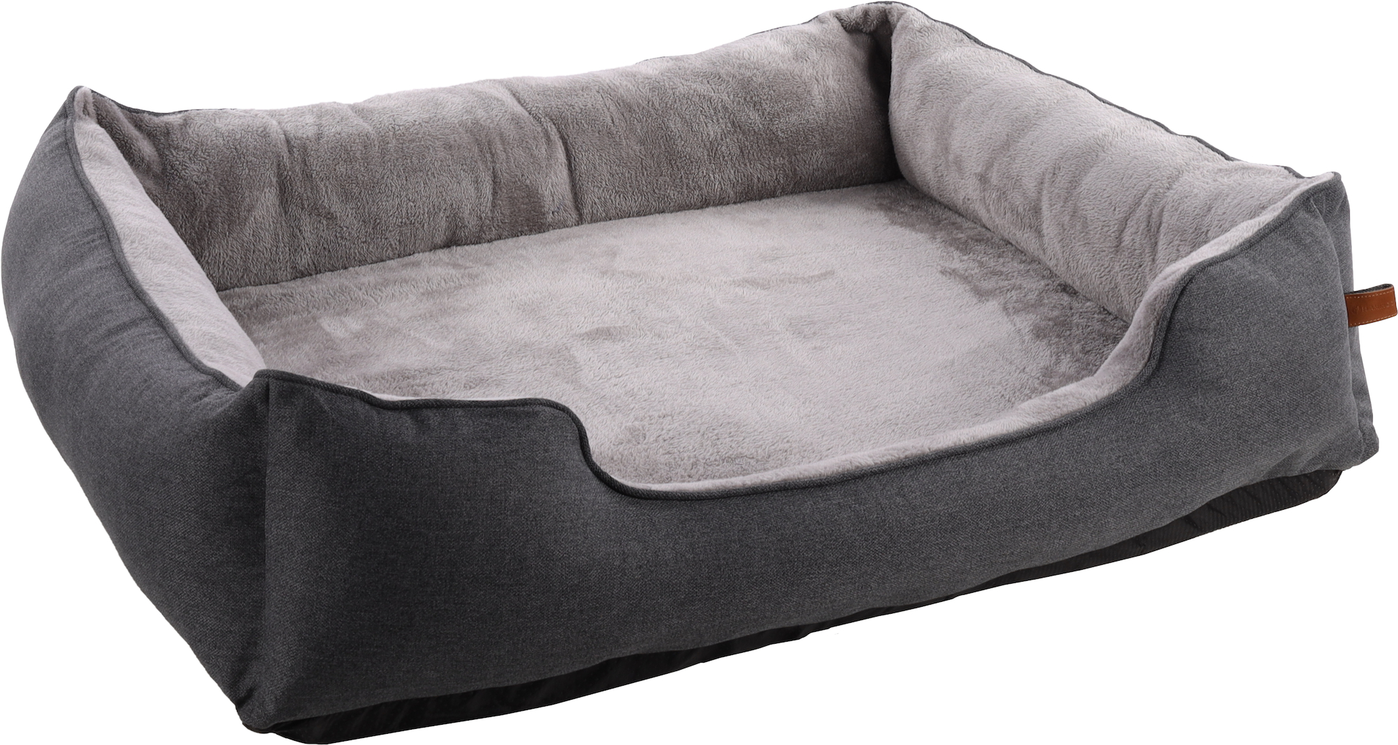 Flamingo Basket Carlota Rectangle Light grey