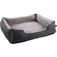 Flamingo Basket Carlota Rectangle Light grey