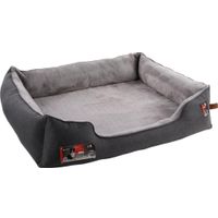 Flamingo Basket Carlota Rectangle Light grey