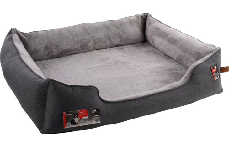 Flamingo Basket Carlota Rectangle Light grey