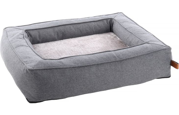 Flamingo Basket Carlota Rectangle Grey