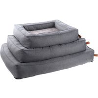 Flamingo Basket Carlota Rectangle Grey