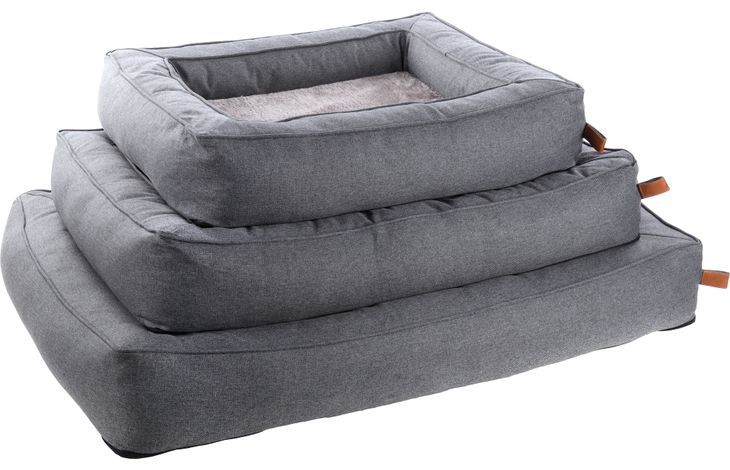 Flamingo Basket Carlota Rectangle Grey