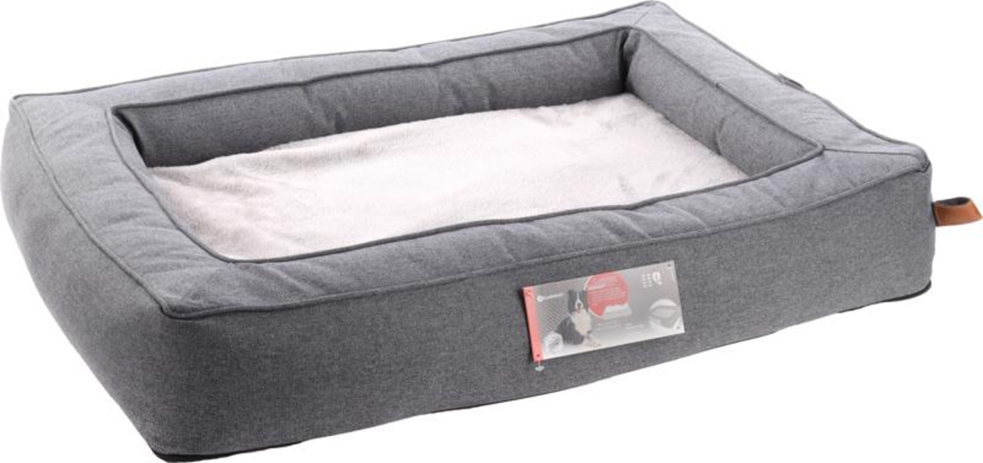 Flamingo Basket Carlota Rectangle Grey