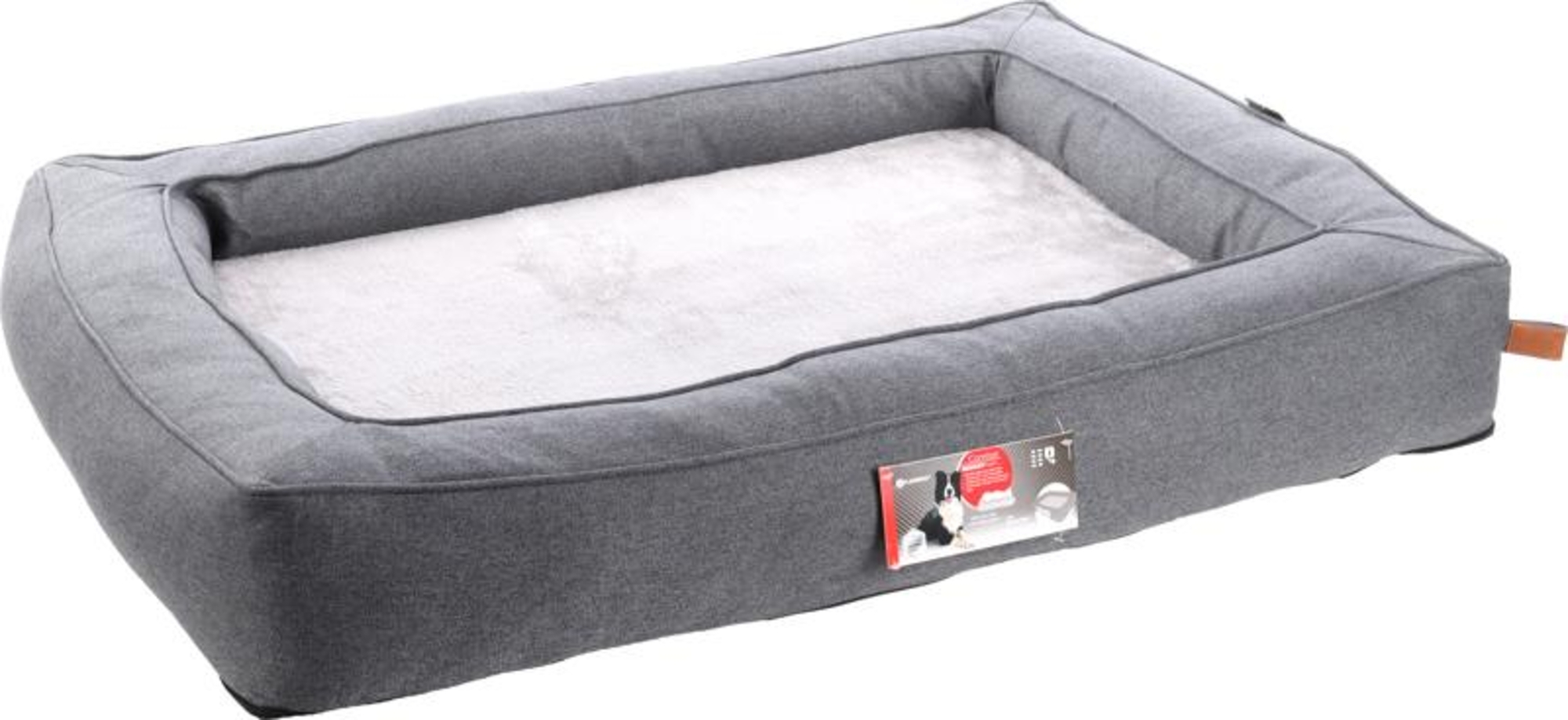 Flamingo Basket Carlota Rectangle Grey