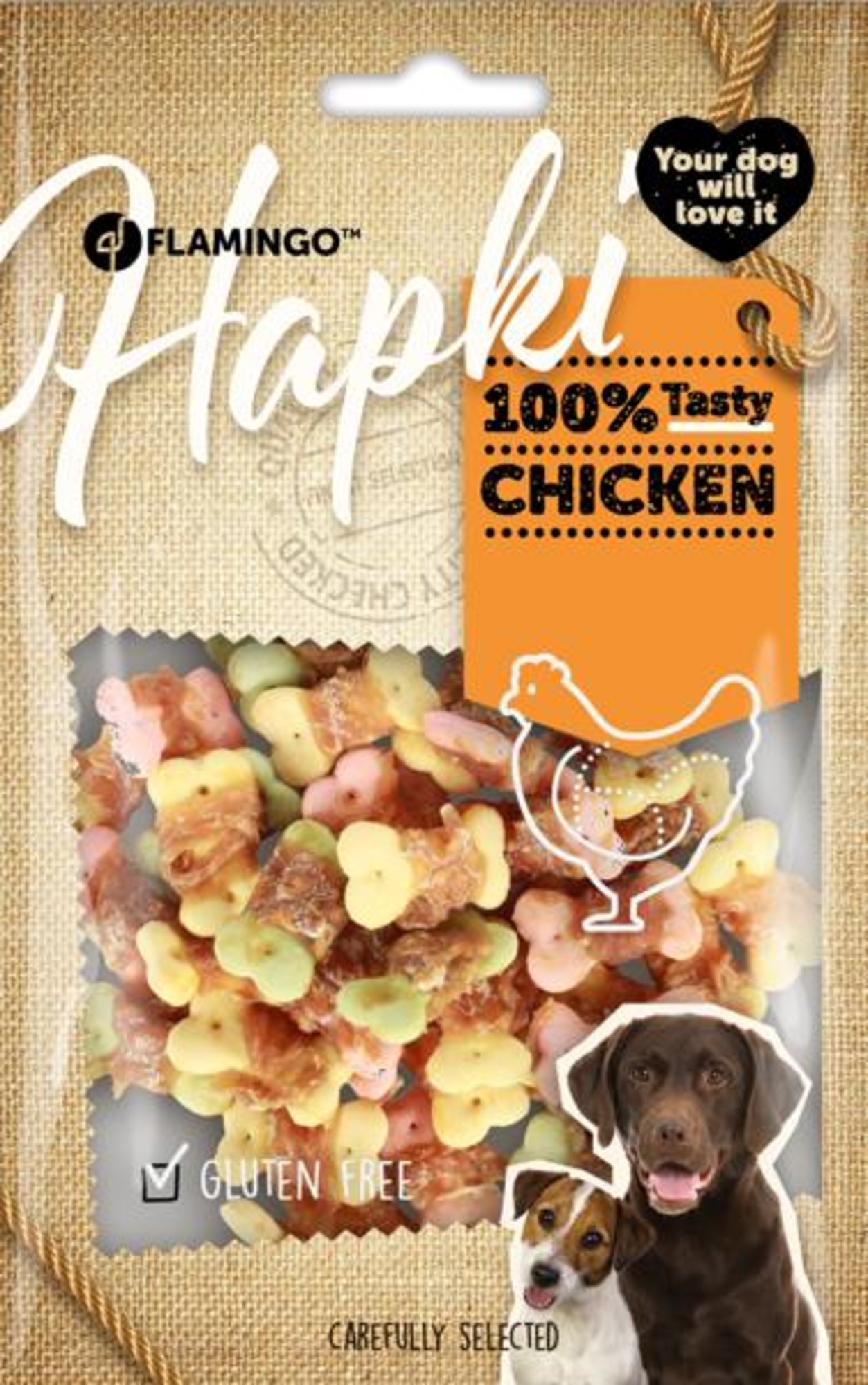 Flamingo Snacks Hapki Biscotto con pollo 