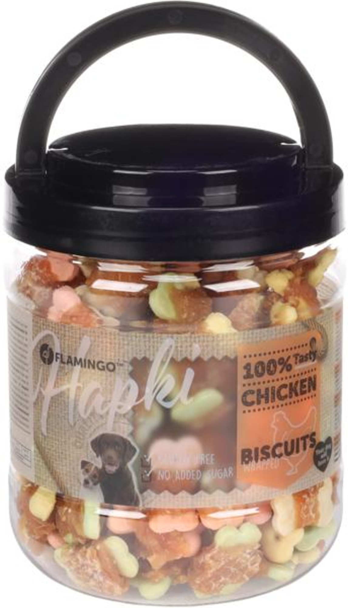 Flamingo Snacks Hapki Keks mit Huhn 