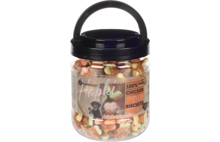 Flamingo Snacks Hapki Keks mit Huhn 