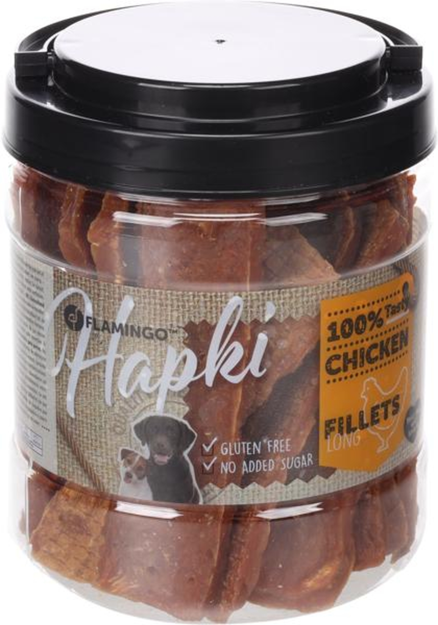 Flamingo Snacks Hapki Strips with chicken 