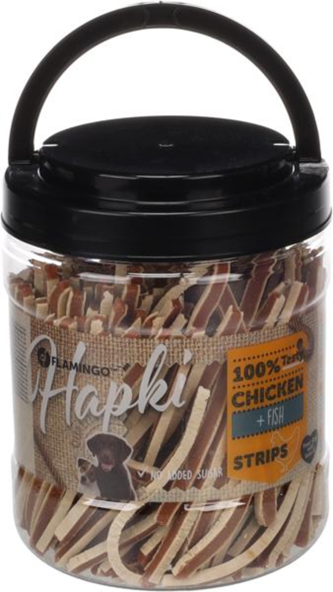 Flamingo Snacks Hapki Sushi strips with chicken & Fish 