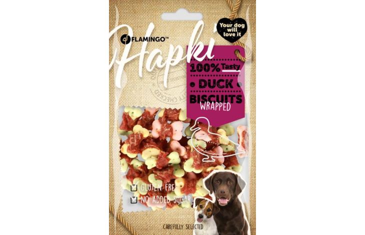 Flamingo Snacks Hapki Biscuit with duck 