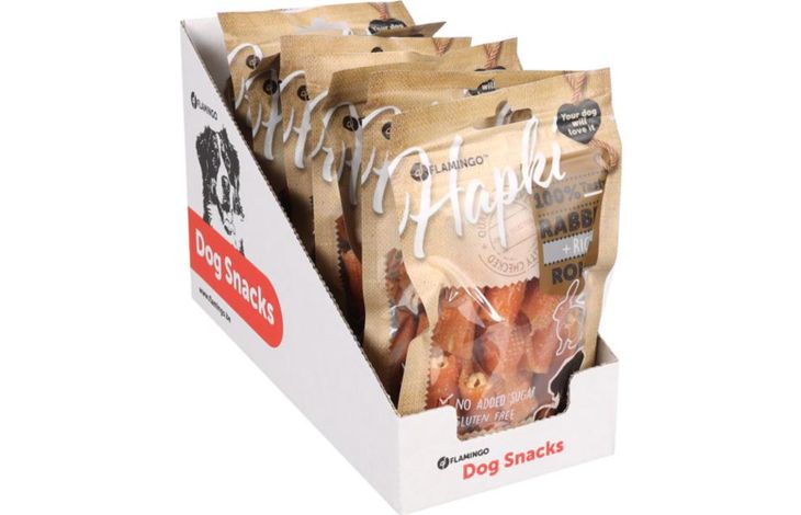 Flamingo Snacks Hapki Sigaro con coniglio & Riso 