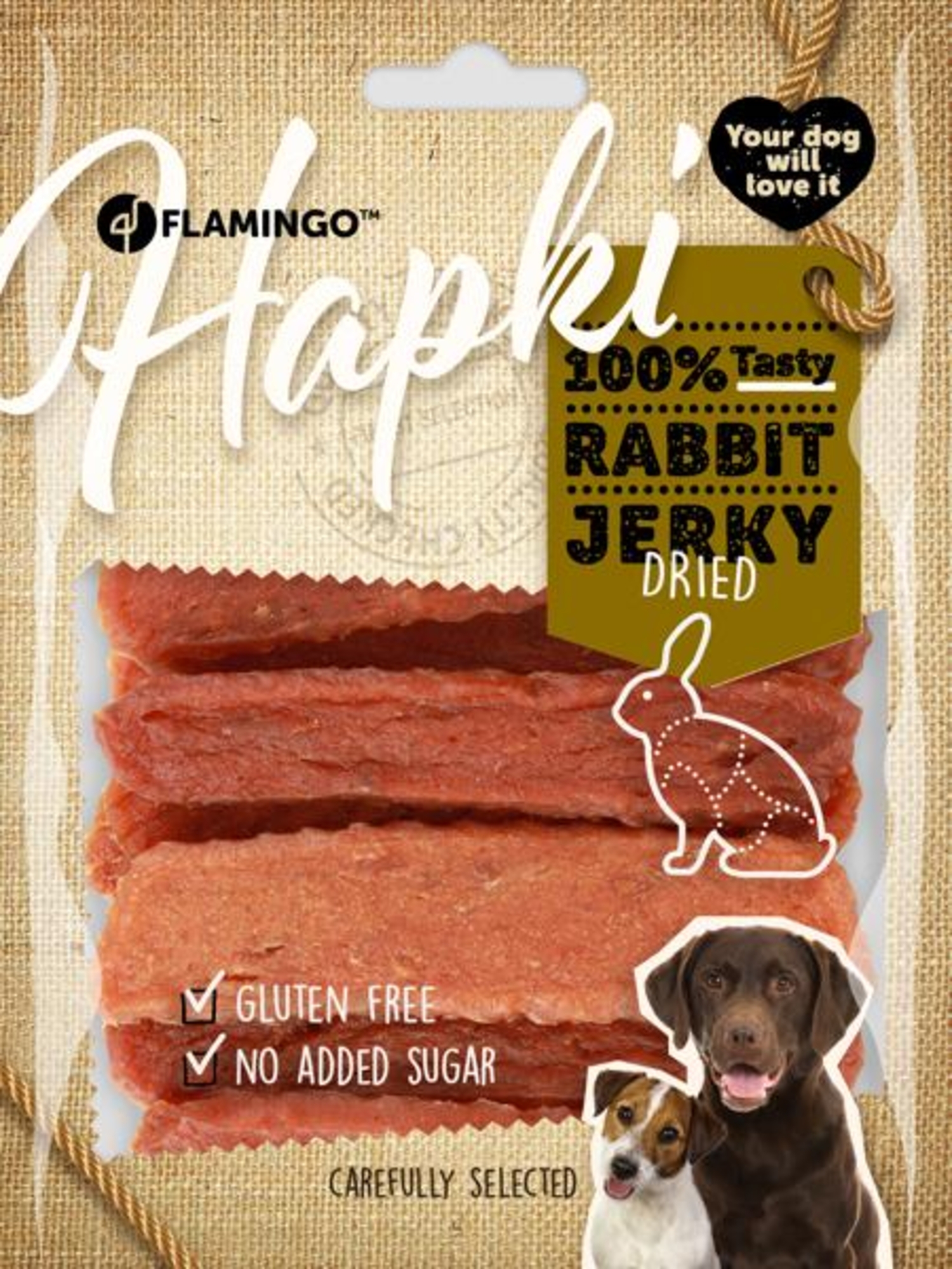 Flamingo Snacks Hapki Strips with rabbit 