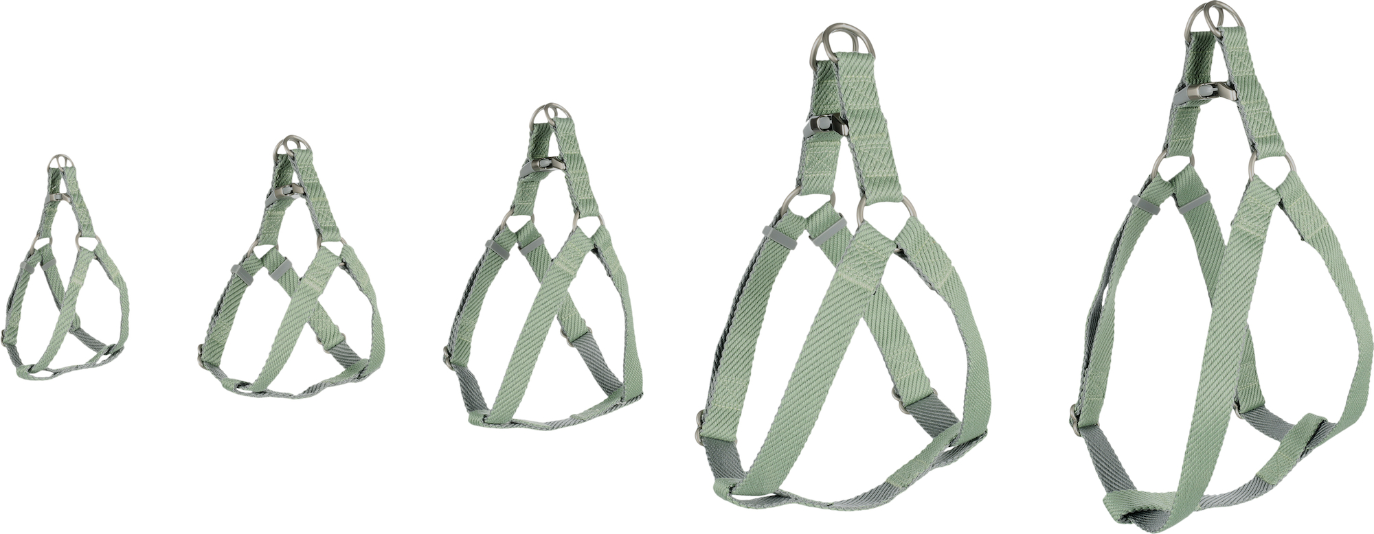 Flamingo Harness Step&Go Elly Light green