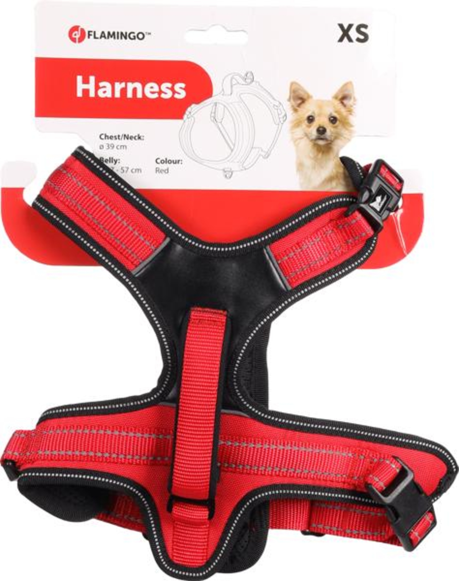 Flamingo Pettorina Toga Rosso