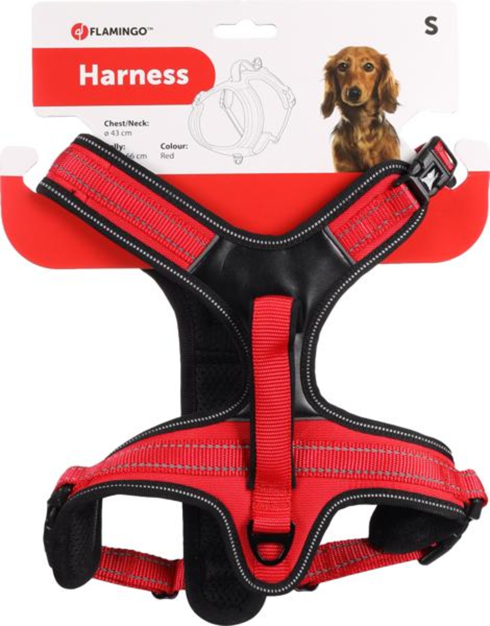 Flamingo Pettorina Toga Rosso