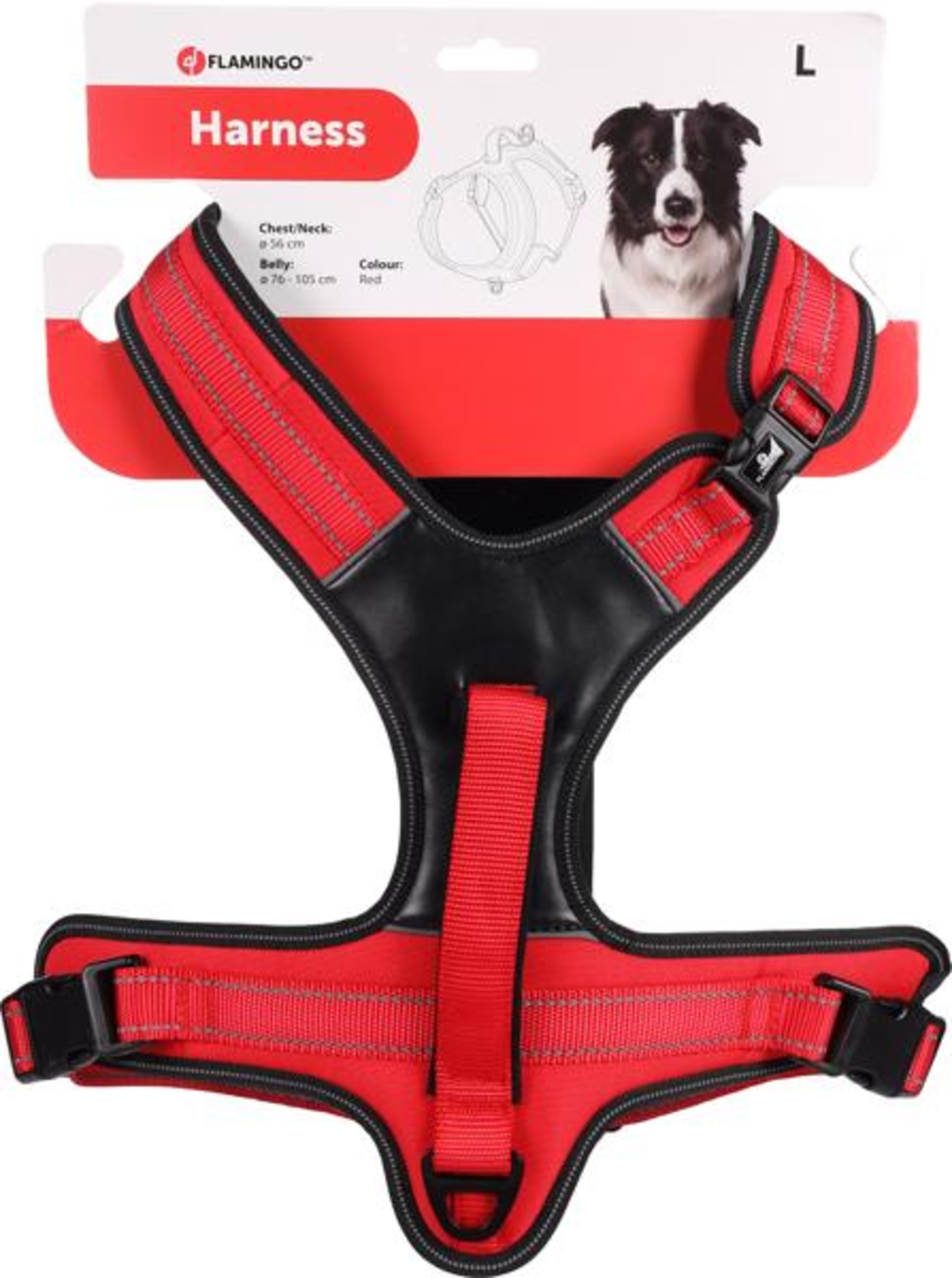 Flamingo Harness Toga Red