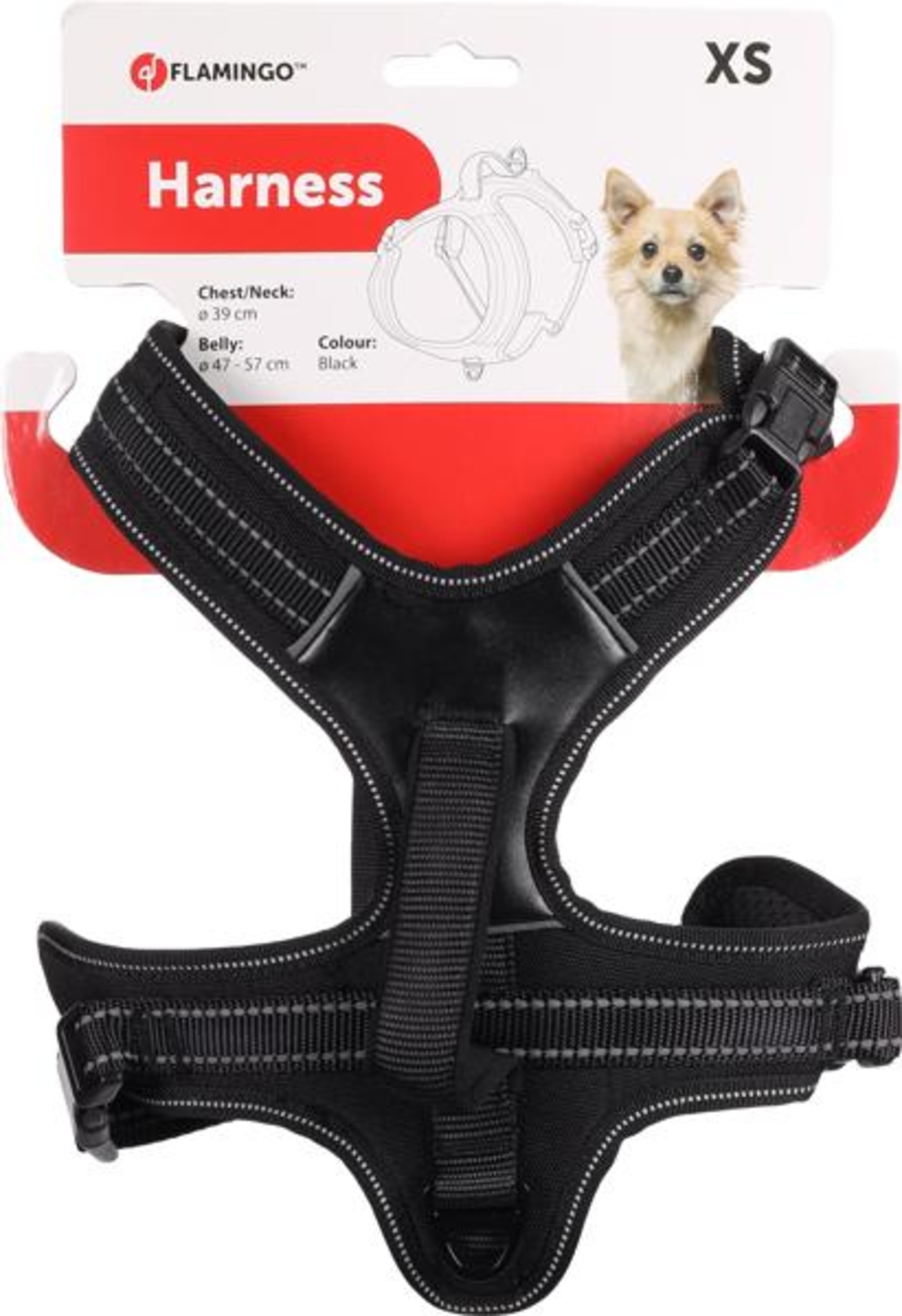 Flamingo Pettorina Toga Nero