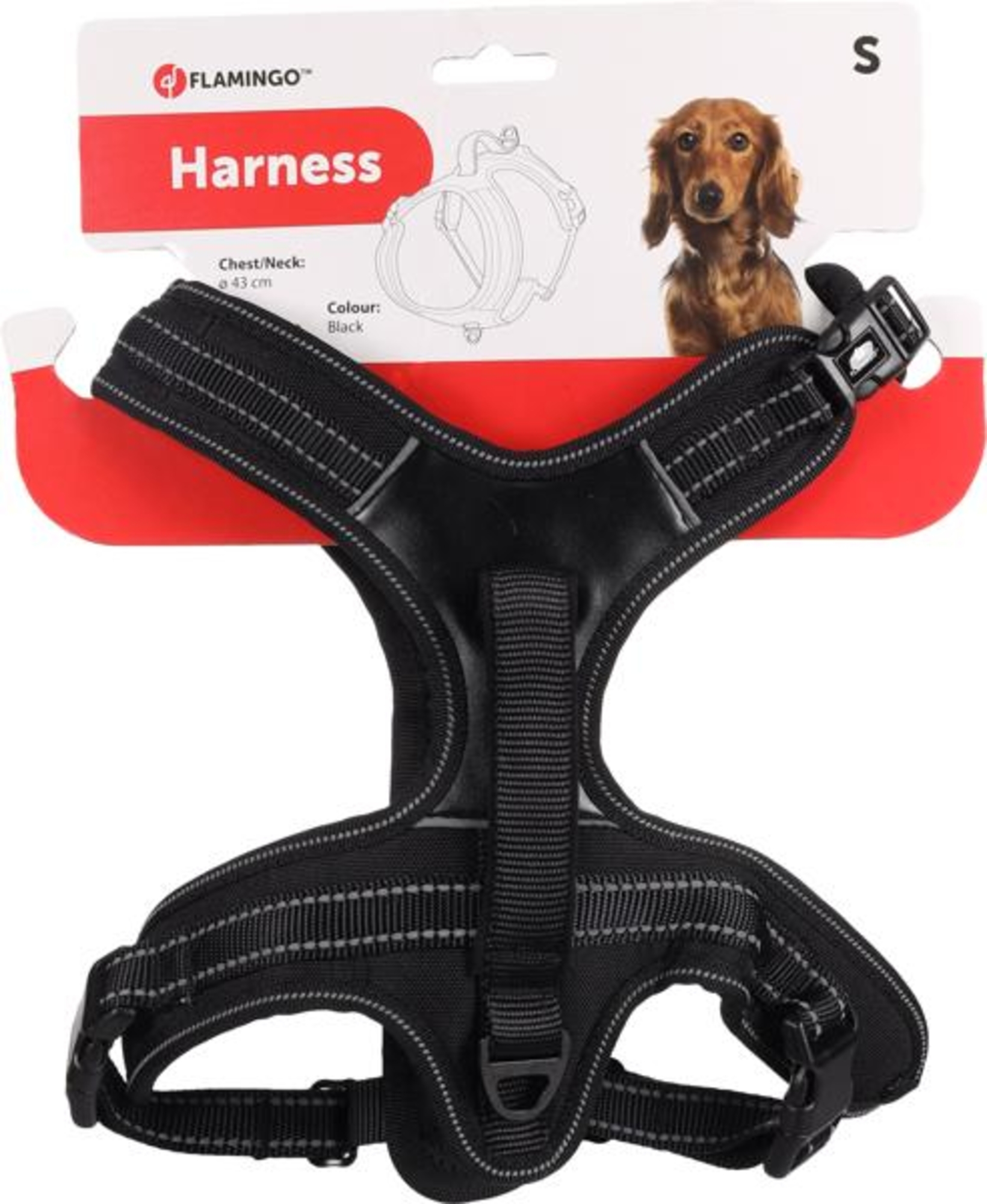 Flamingo Pettorina Toga Nero