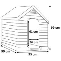Petlife Conejera Curver Gris