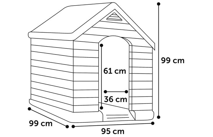 Petlife Conejera Curver Gris