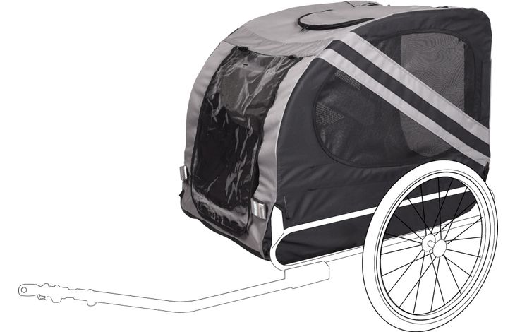 Flamingo Cover for bike trailer Juliette & Remco