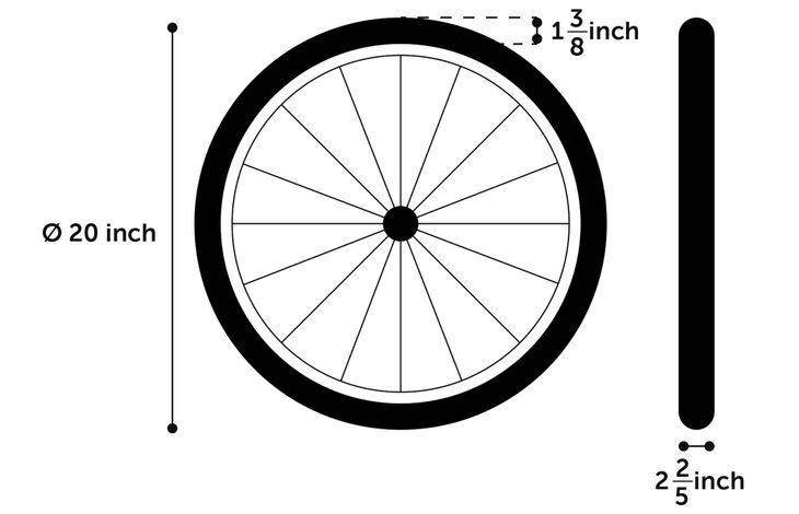 Flamingo Spare wheel for bicycle trailer Remco