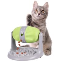 Flamingo Toy Bent Treat dispenser Lime green