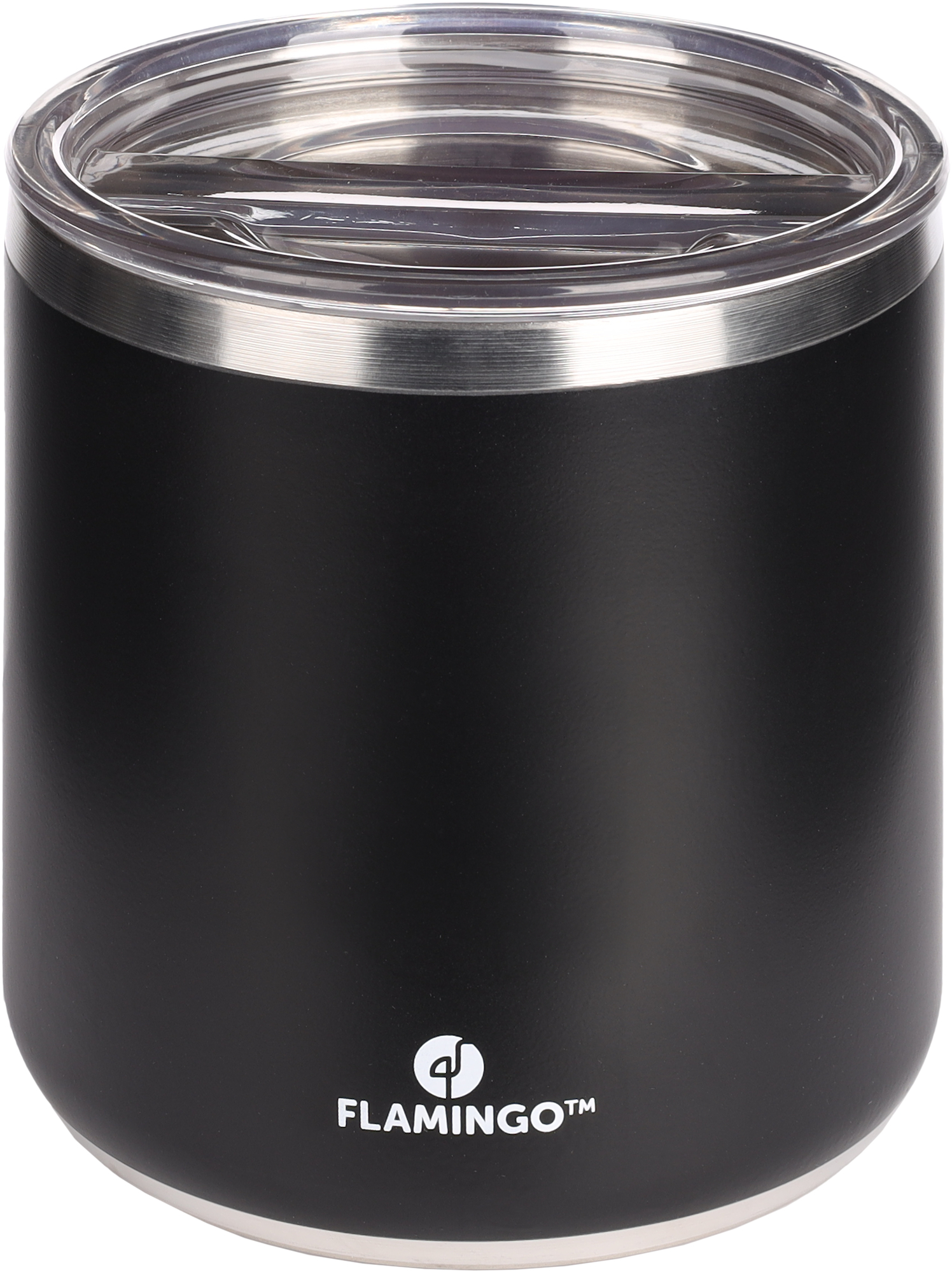 Flamingo Snack box Lora Round Black