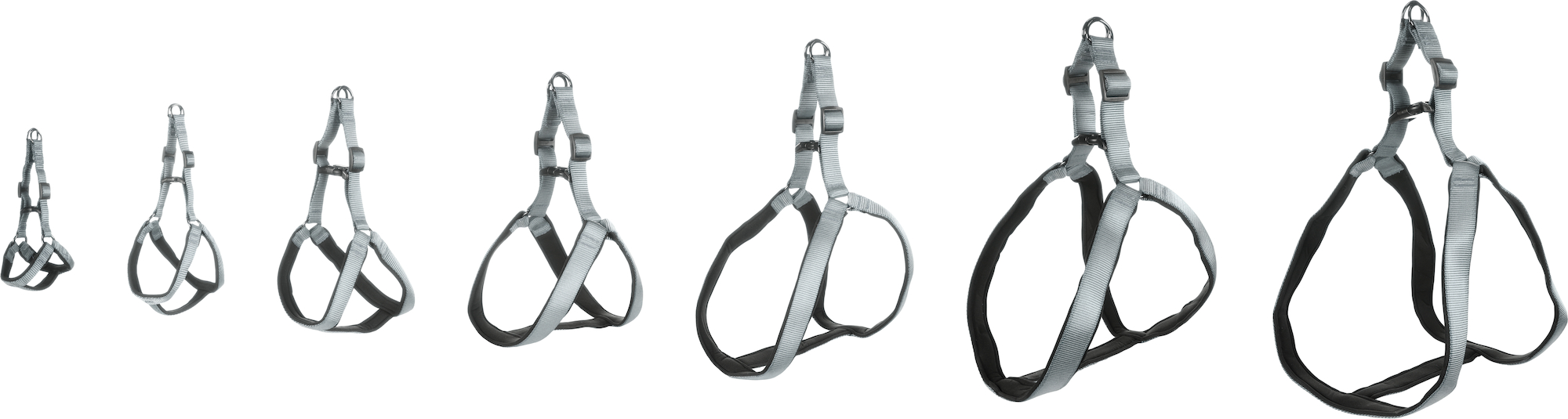 Flamingo Geschirr  Step&Go Abbi Grau