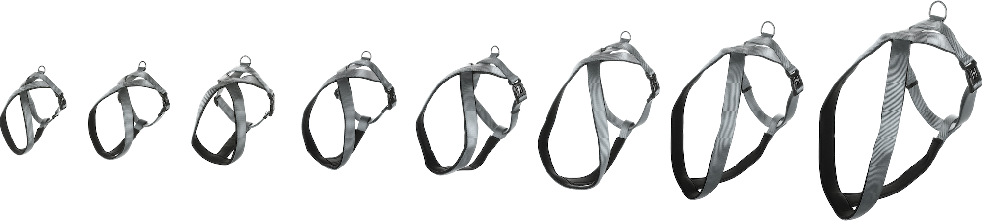 Flamingo Harness Cross Abbi Grey