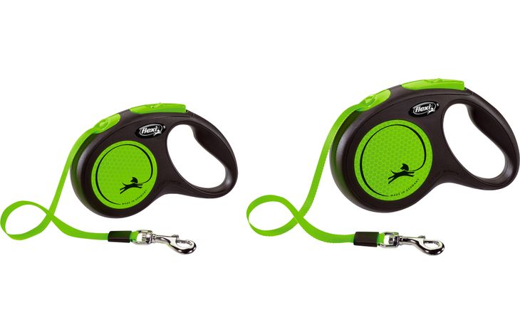 Flexi Flexi Rollijn New Neon Band Fluo groen