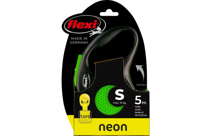 Flexi Flexi Rollijn New Neon Band Fluo groen
