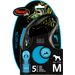 Flexi Rollijn New Neon Tape Fluo blauw