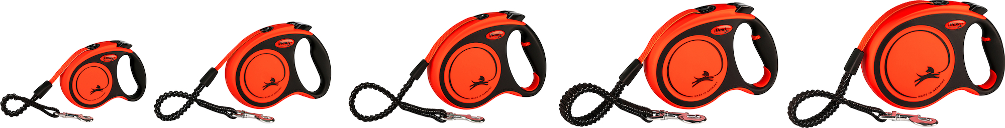 Flexi Flexi Rollijn Xtreme Band Fluo oranje