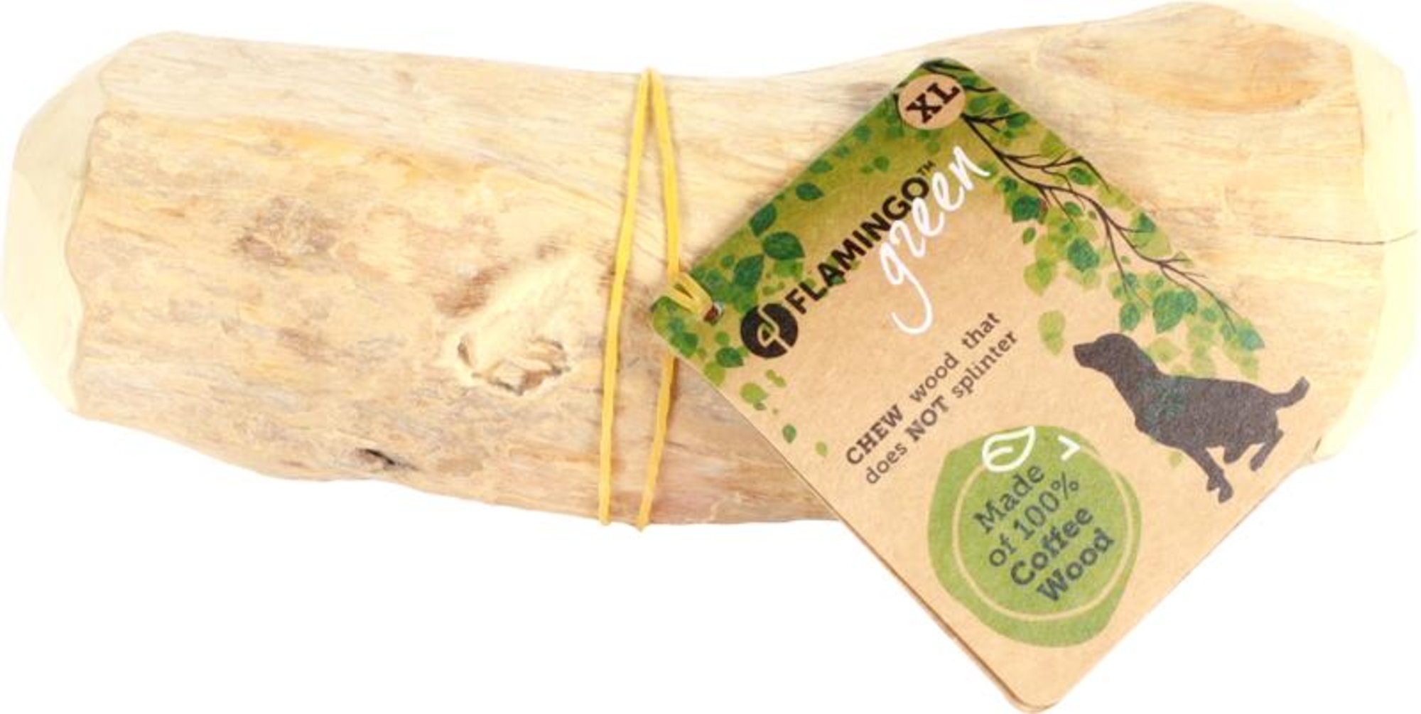 Flamingo Spielzeug Java Stock Kauholz Hellbraun