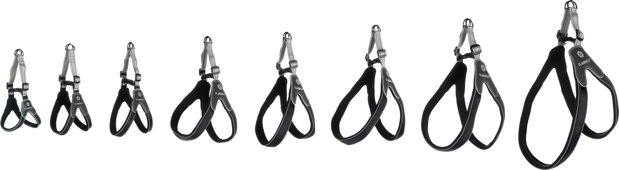 Flamingo Pettorina Easy Hilka Nero