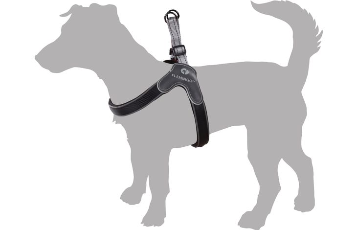 Flamingo Harness Easy Hilka Black