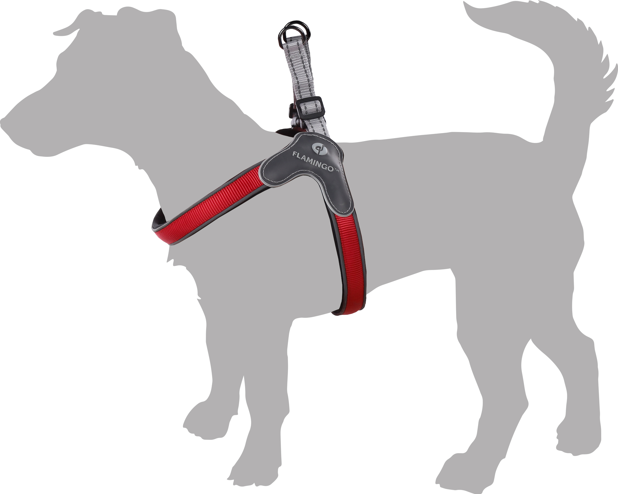 Flamingo Harness Easy Hilka Red