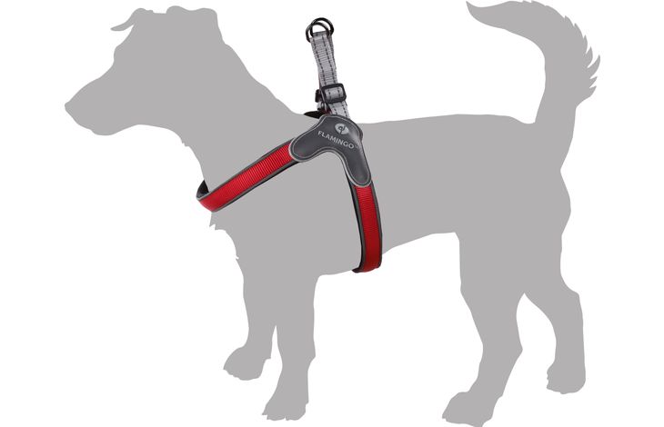 Flamingo Harness Easy Hilka Red