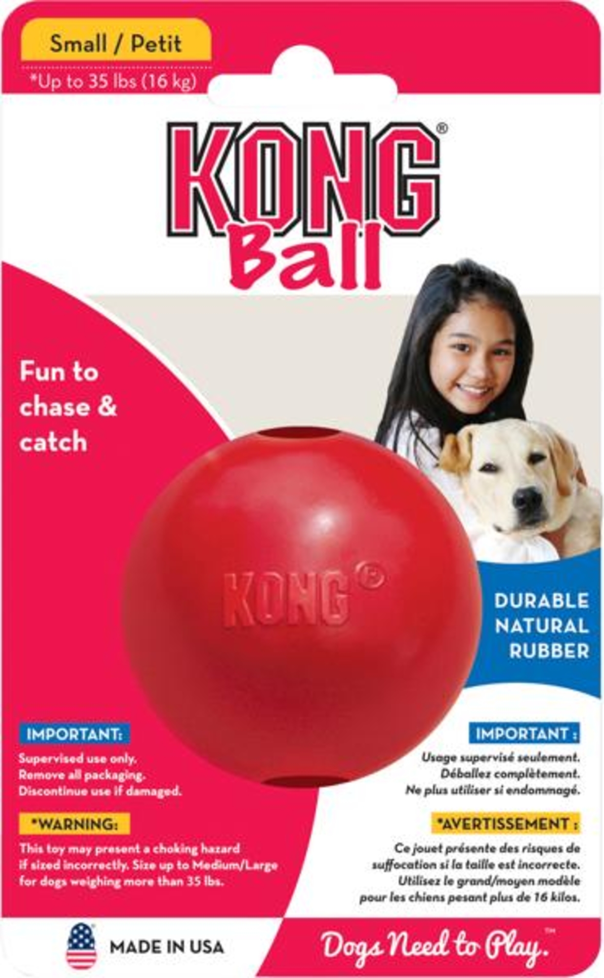 Kong® Kong® Toy Ball Red