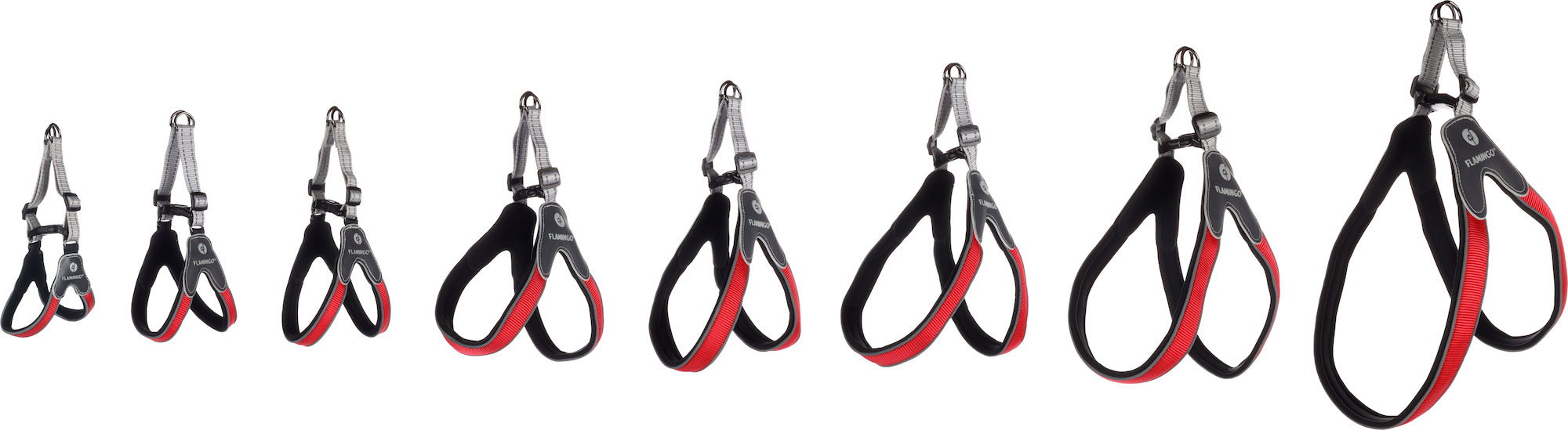 Flamingo Pettorina Easy Hilka Rosso