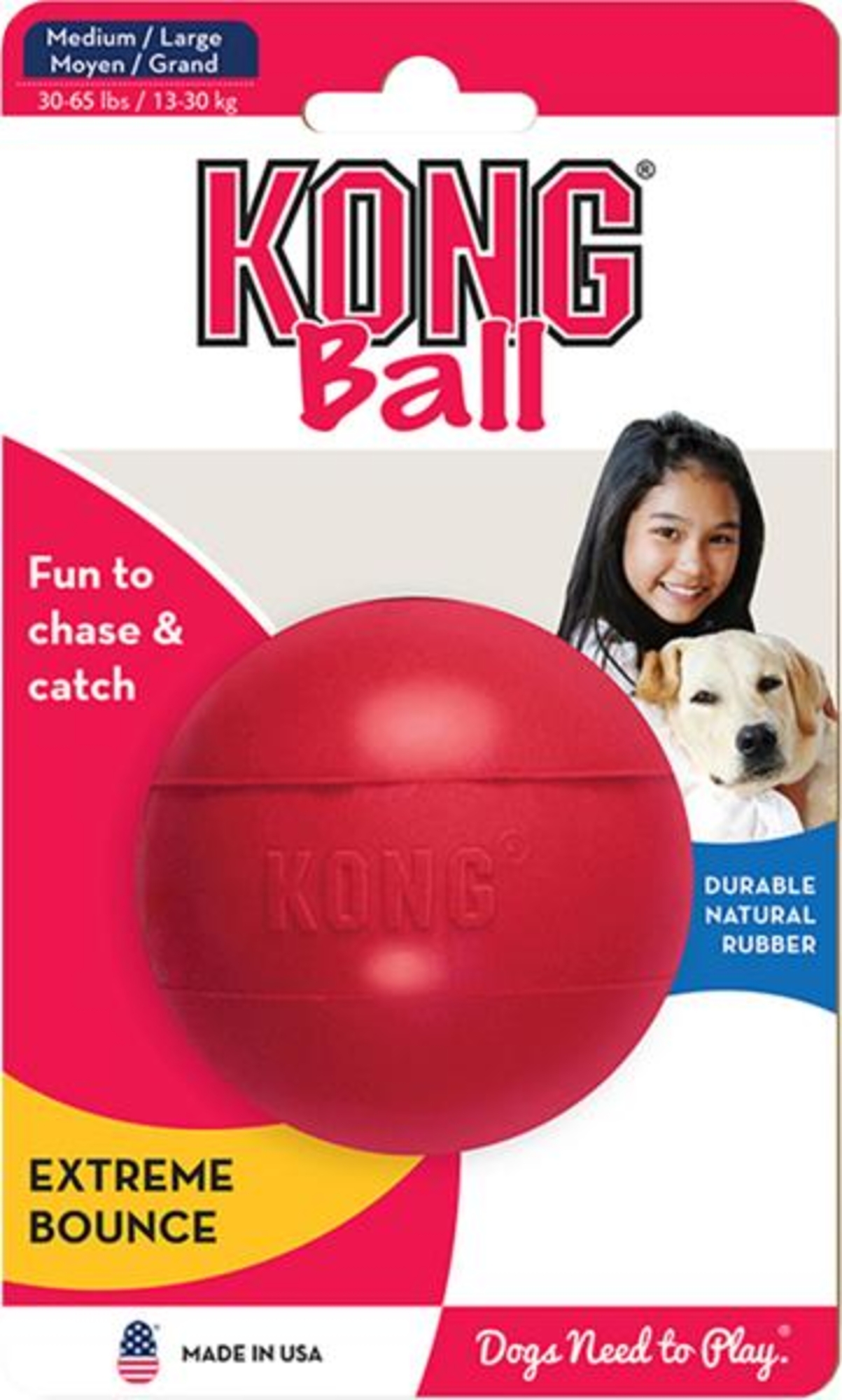 Kong® Kong® Toy Ball Red