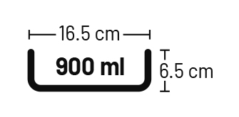 Flamingo Futter- und Trinknapf Marmi Rund Hellgrau