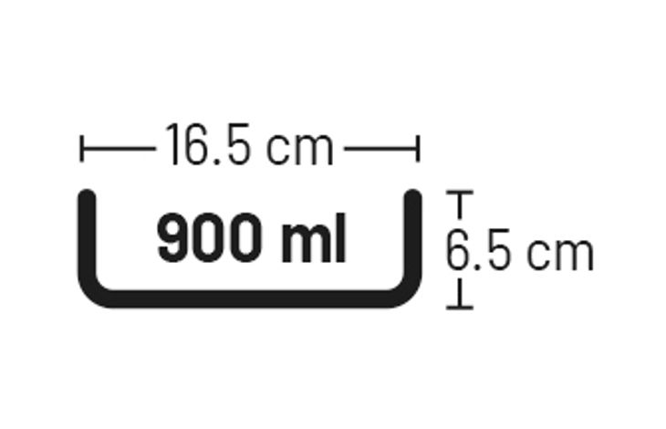 Flamingo Futter- und Trinknapf Marmi Rund Hellgrau